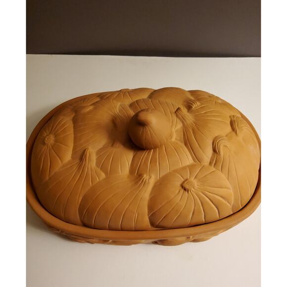 Terracotta Clay Baking Dish by Boston Warehouse Trading Corp. - Picture 1 of 6